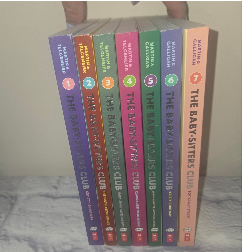 The Baby-Sitters Club Graphic Novel Lot Books 1-7 Raina Telgemeier Gale Galligan